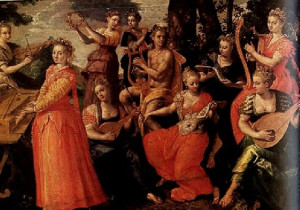 Música antigua – Apolo y las musas