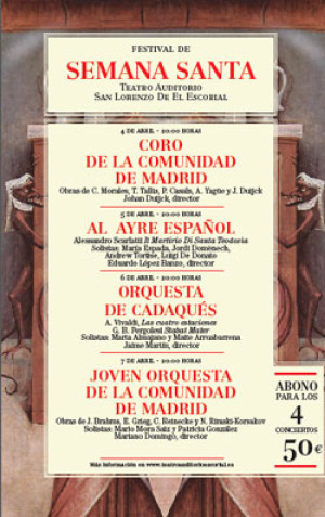 Festival de Semana Santa 2012. Una Cita con la Música Sacra en la Sierra Madrileña