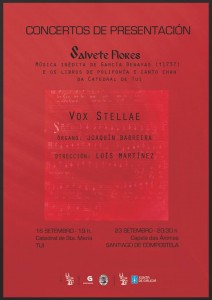 Vox Stellae. García Benayas. Música na Catedral de Tui, vol. II